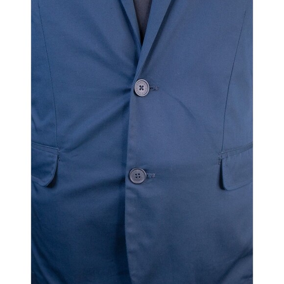 Armani Exchange Sport Coat Blazer Mens 38 Navy Blue 2 Button Closure Stretch - Picture 3 of 11